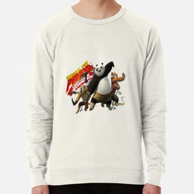 ssrcolightweight sweatshirtmensoatmeal heatherfrontsquare productx1000 bgf8f8f8 13 - Kung Fu Panda Merch