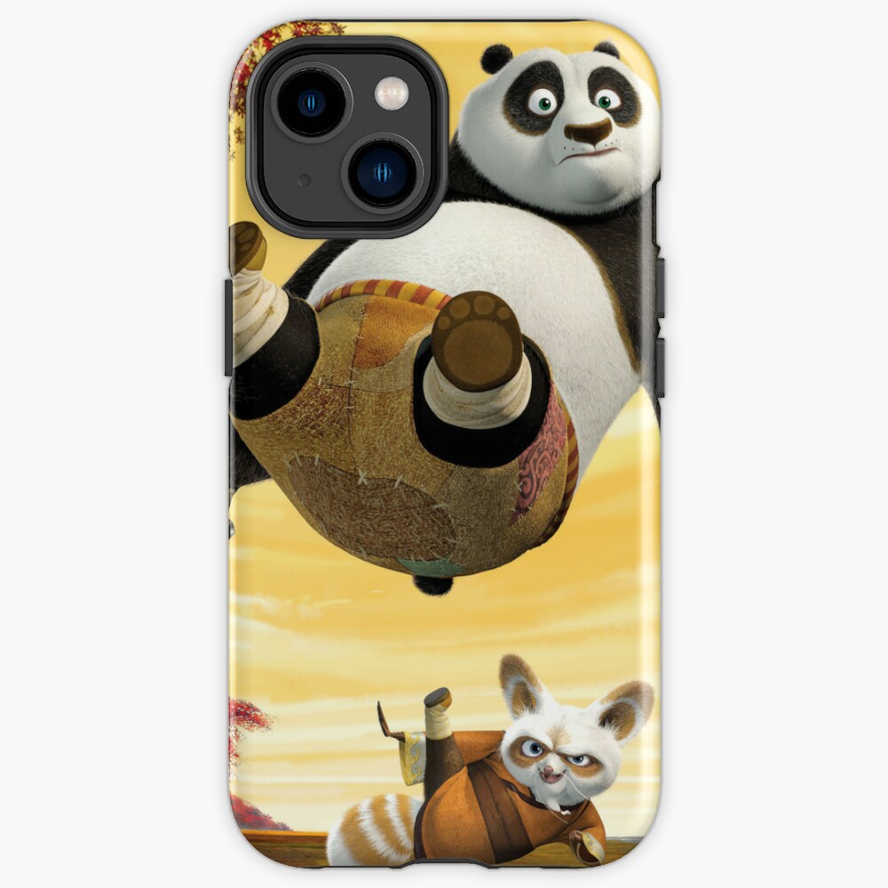 Master Shifu Kick Po Iphone Case - Kung Fu Panda Merch